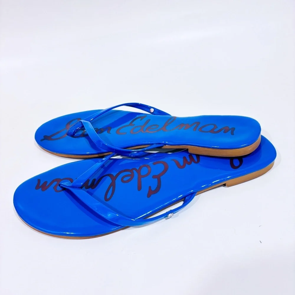 SAM EDELMAN‎ Blue flip flops - Picture 6 of 7